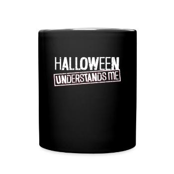 Halloween me comprend - Goth Halloween - Mug uni - noir - Devant