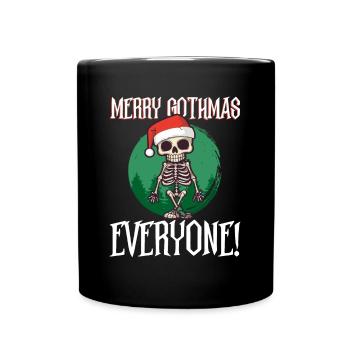 Joyeux Gothmas, tout le monde ! - Noël gothique - Mug uni - noir - Devant