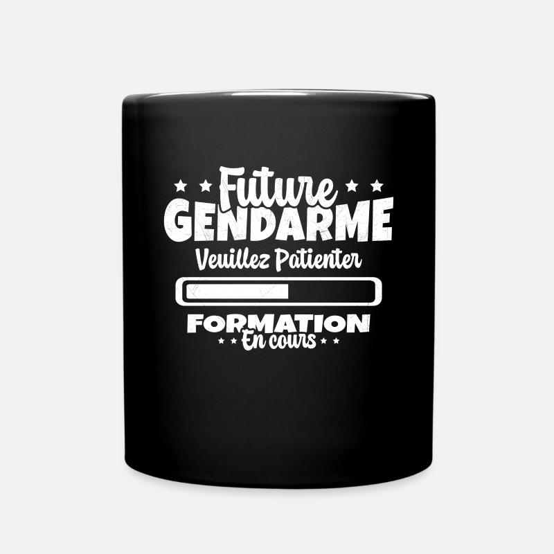 Future Gendarme Formation en Cours Humour - Mug uni - noir