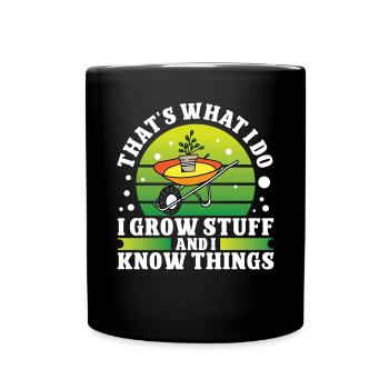 Jardin Hommes Femmes - Mug uni - noir - Devant