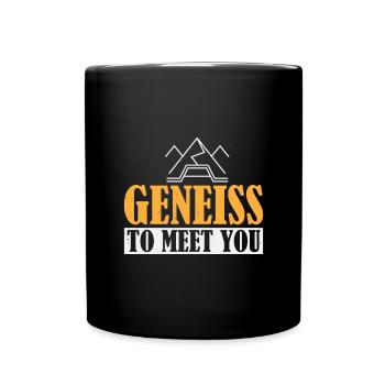 Enjoyment to help you collect minerals and - Full Colour Mug - black - Front