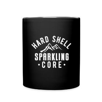 Hard shell sparkling kernels Collecting ores from - Full Colour Mug - black - Front