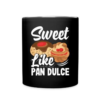 Pan Dulce Design pour un amateur de cuisine mexicaine avec - Mug uni - noir - Devant