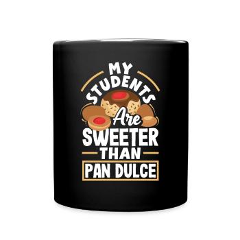 Pan Dulce Design pour un amateur de cuisine mexicaine avec - Mug uni - noir - Devant