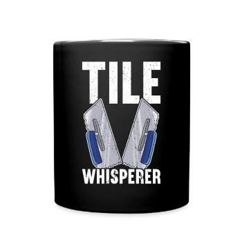 Tiler Tile Setter Tiles - Full Colour Mug - black - Front