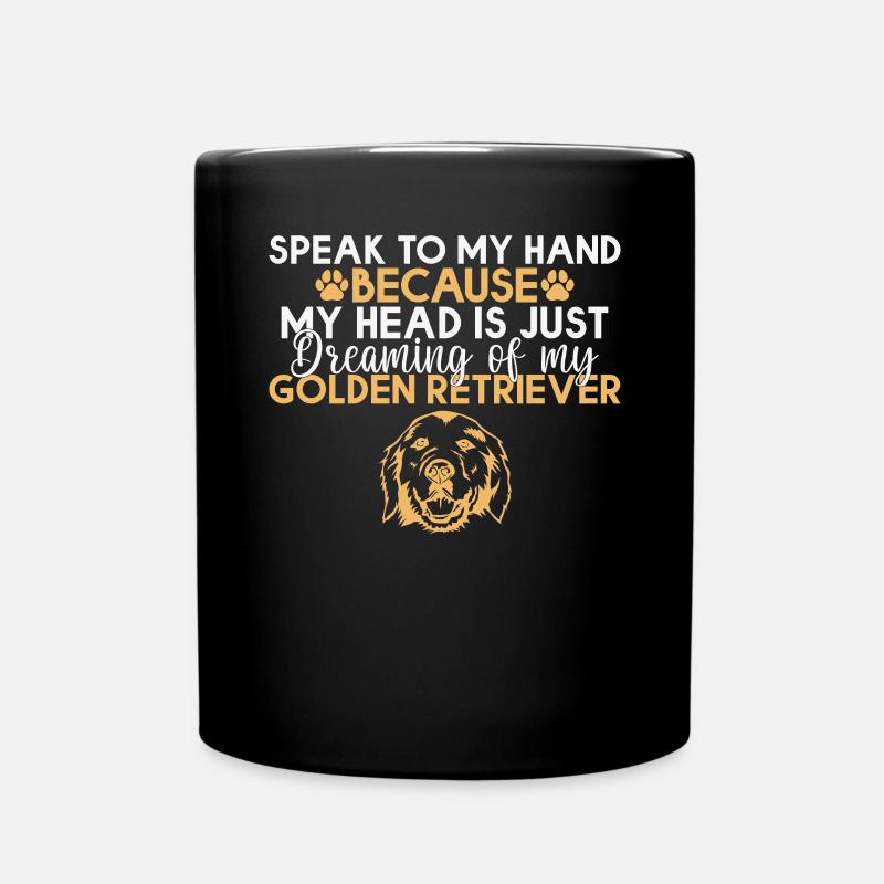 Golden Retriever Geschenke - Tasse einfarbig - Schwarz