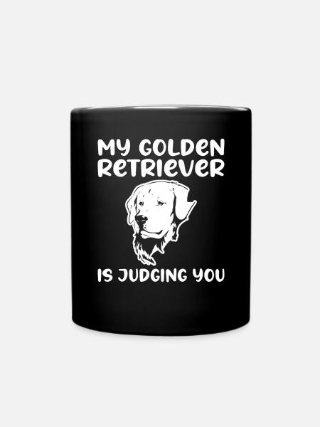 Golden Retriever Geschenke - Tasse einfarbig - Schwarz