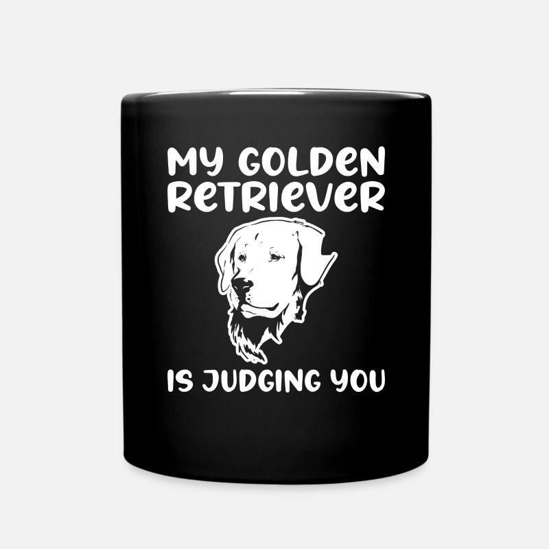 Golden Retriever Geschenke - Tasse einfarbig - Schwarz