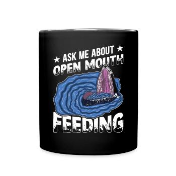 Whale Watching Whale Watching Orca Blue Whale - Full Colour Mug - black - Front