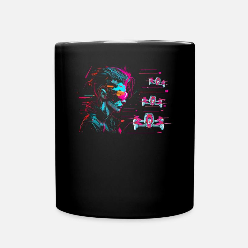 Drone Pilot Drone Quadcopter Drones - Mug uni - noir