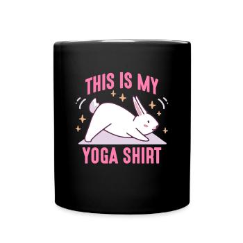 Yoga, Meditation, Chakra, Namaste, Geschenkidee - Tasse einfarbig - Schwarz - Vorne