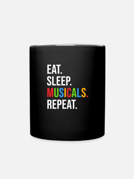 Theatre Quote Funny Actor Musical Theatre - Full Colour Mug - black