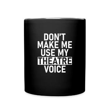 Acteur de théâtre Broadway Drame musical Geek - Mug uni - noir - Devant
