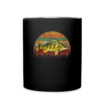 Yellow Perch - Tasse einfarbig - Schwarz - Vorne