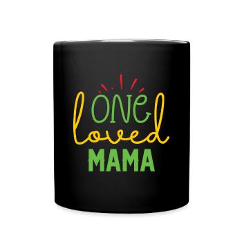 Mom Mom Mother's Day - Mother's Day Design - Full Colour Mug - black - Front