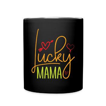 Mom Mom Mother's Day - Mother's Day Design - Full Colour Mug - black - Front
