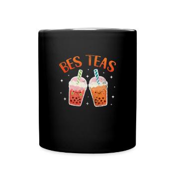 Bubble Tea Boba Tea Kawaii Cadeau - Mug uni - noir - Devant