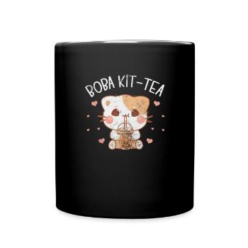Bubble Tea Boba Tea Kawaii Cadeau - Mug uni - noir - Devant