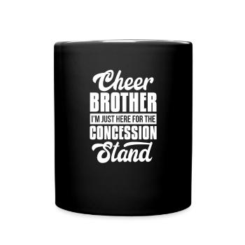 Frère pom-pom girl - Mug uni - noir - Devant