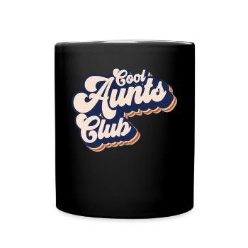Cool Tanten Club Retro Cool Tanten Club - Tasse einfarbig - Schwarz - Vorne