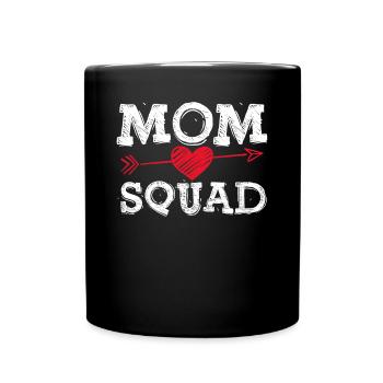 Mama Heart Troupe - Full Colour Mug - black - Front
