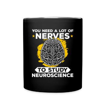 Neuroscience Neuroscientist Neurology Neurologist - Full Colour Mug - black - Front