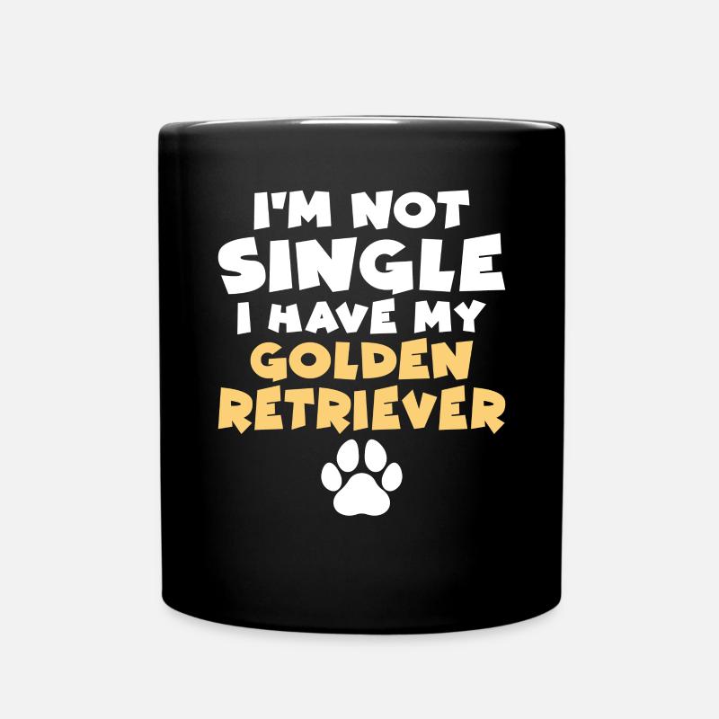 Golden Retriever Geschenke - Tasse einfarbig - Schwarz