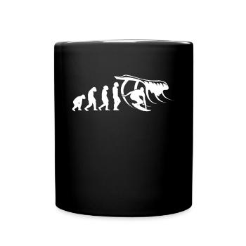 Surfer-Sport Surferboard-Planche de surf - Mug uni - noir - Devant