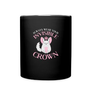 Chinchilla - Tasse einfarbig - Schwarz - Vorne