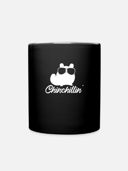 Chinchilla - Tasse einfarbig - Schwarz