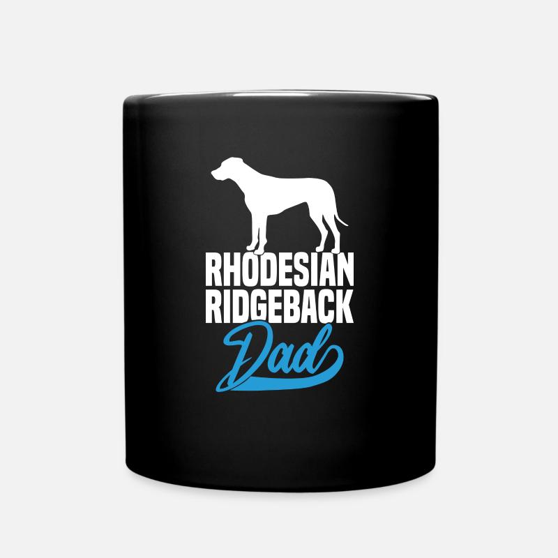 Rhodesian Ridgeback Dad - Tasse einfarbig - Schwarz