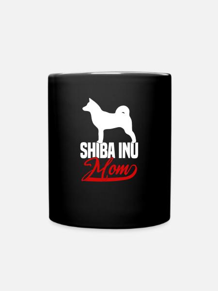 Shiba Inu Maman - Mug uni - noir