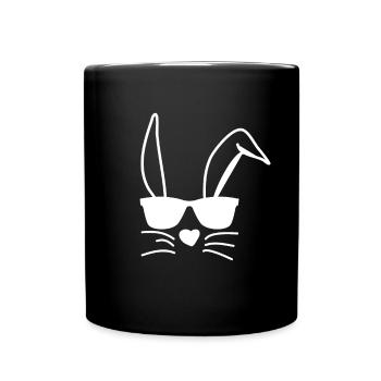 Idée de Pâques Garçons Filles Enfants Hip Lunettes de soleil de Pâques - Mug uni - noir - Devant