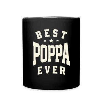 Best Poppa Ever - The Ultimate Dad Joke - Father's - Full Colour Mug - black - Front