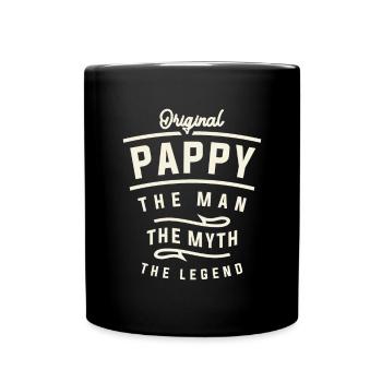 Pappy The Man The Myth The Legend - Full Colour Mug - black - Front
