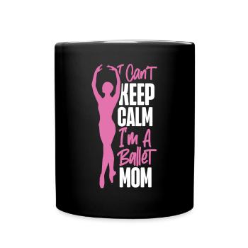 Ballet Dancer Dance Girl Ballerina - Tasse einfarbig - Schwarz - Vorne