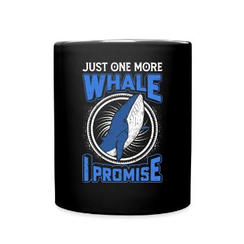 Whale Watching Whale Watching Orca Blue Whale - Full Colour Mug - black - Front