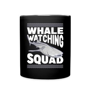 Observation des baleines Observation des baleines Baleine Orque Baleine bleue - Mug uni - noir - Devant
