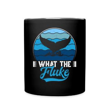 Observation des baleines Observation des baleines Orques Bleu Baleine - Mug uni - noir - Devant