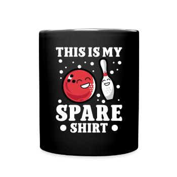 Ceci est ma chemise de rechange - Mug uni - noir - Devant