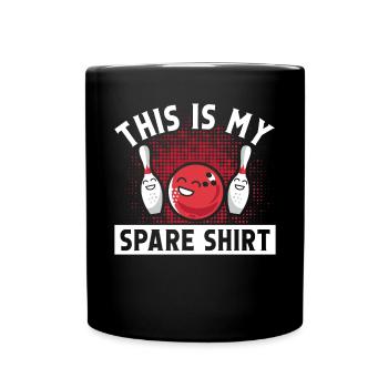 Ceci est ma chemise de rechange - Mug uni - noir - Devant