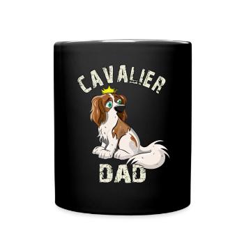 Cavalier Dad - Full Colour Mug - black - Front