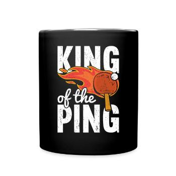 Ping Pong Table Tennis Ping-Pong - Mug uni - noir - Devant