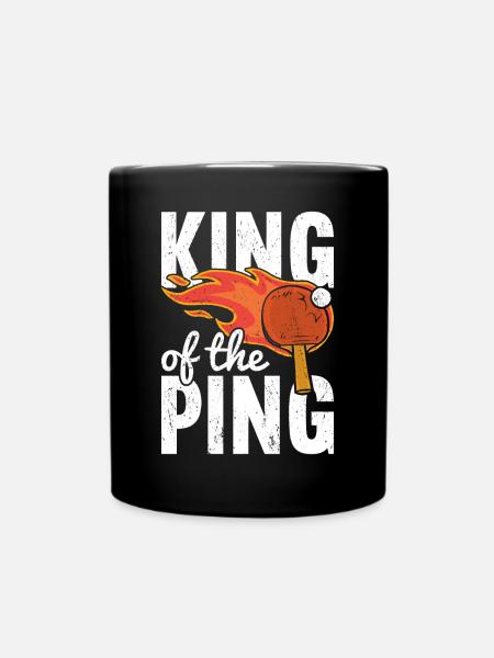 Ping Pong Table Tennis Ping-Pong - Full Colour Mug - black