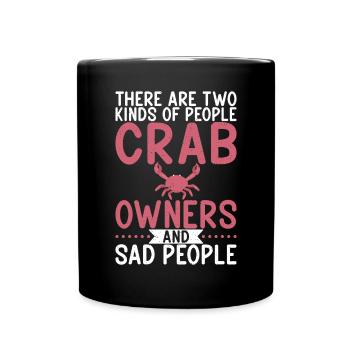 Cadeaux Crab Lover - Mug uni - noir - Devant