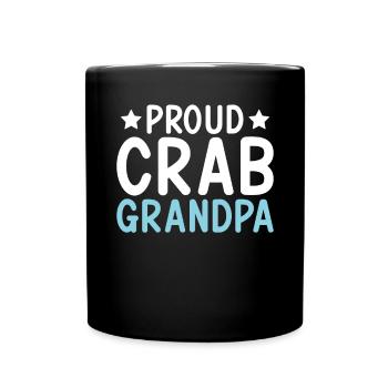 Crab Lover Gifts - Full Colour Mug - black - Front