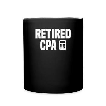 Cpa Accounting Exam Certified Tax Season Preparer - Tasse einfarbig - Schwarz - Vorne