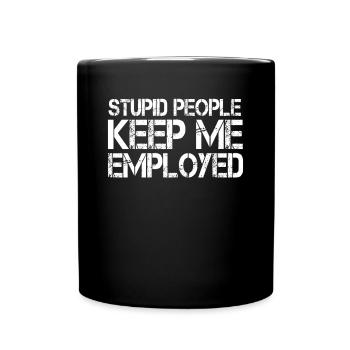 Shérif adjoint Police Law Officer Guard - Mug uni - noir - Devant