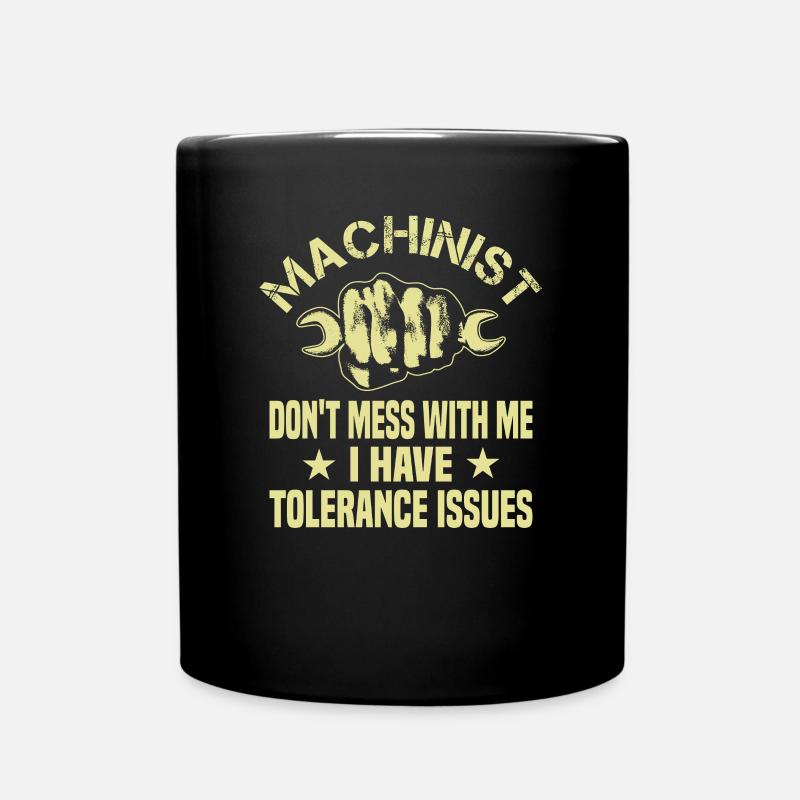 Problèmes de tolérance des mécaniciens du CNC - Mug uni - noir