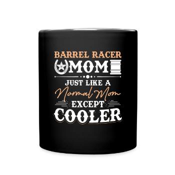 Rodeo Event Barrel Racing Women comme une normale - Mug uni - noir - Devant